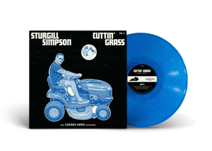 Sturgill Simpson Cuttin' Grass Vol. 2 (Cowboy Arms Sessions) | Indie Exclusive | Blue w/White Swirl Vinyl)