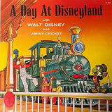 Walt Disney A Day At Disneyland with Walt Disney and Jiminy Cricket (2 Lp's)