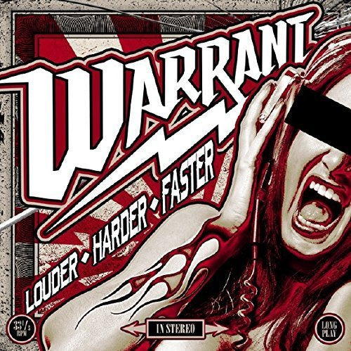 Warrant LOUDER HARDER FASTER (RED VINYL)