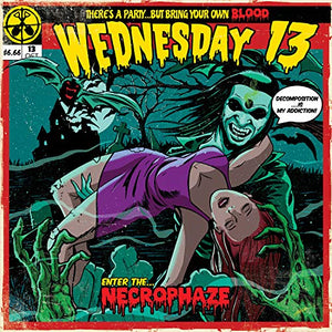 Wednesday 13 Necrophaze LP (mint/purple swirl) in gatefold