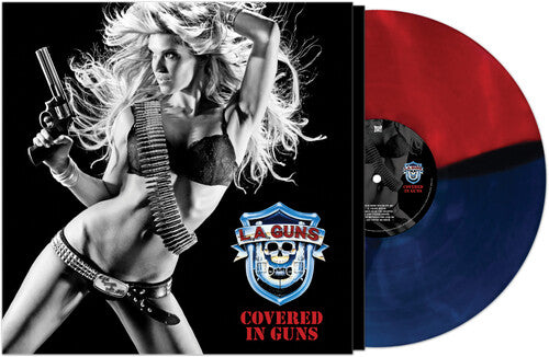 L.A. Guns Covered In Guns (Colored Vinyl, Red & Blue, Bonus Tracks)