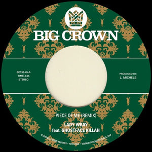 Lady Wray Piece Of Me (feat. Ghostface Killah) b/ w Joy & Pain (Pete Rock Remix) (7" Single)